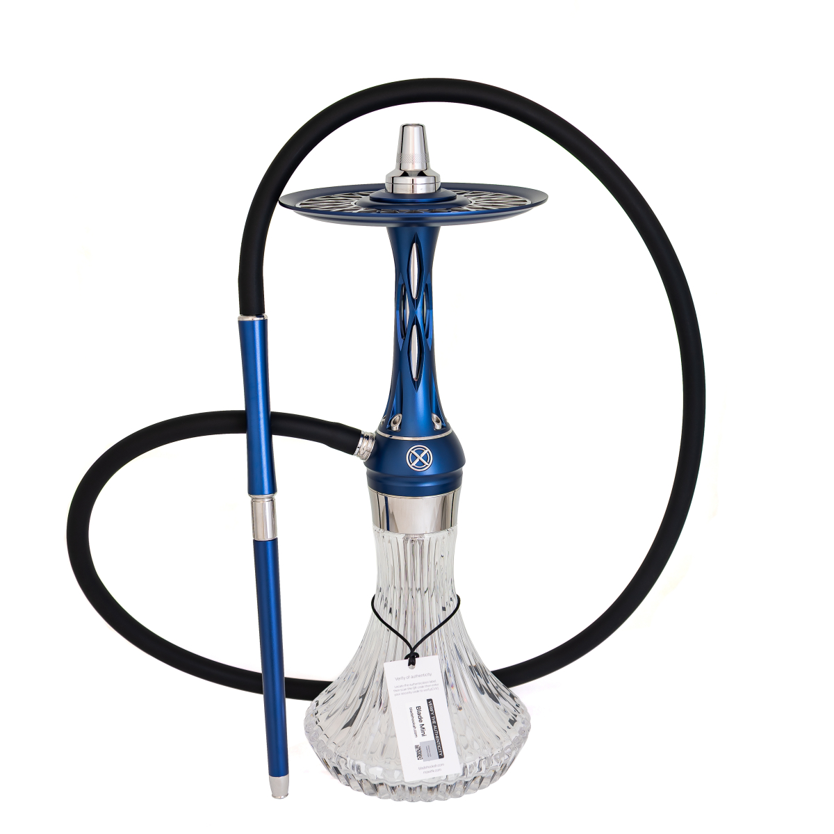 Кальян Blade Hookah  M2 mini Deep Blue Silver