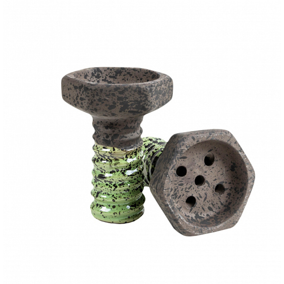 Чаша Thor Evil Screw Bowl Clay Зеленый Трава