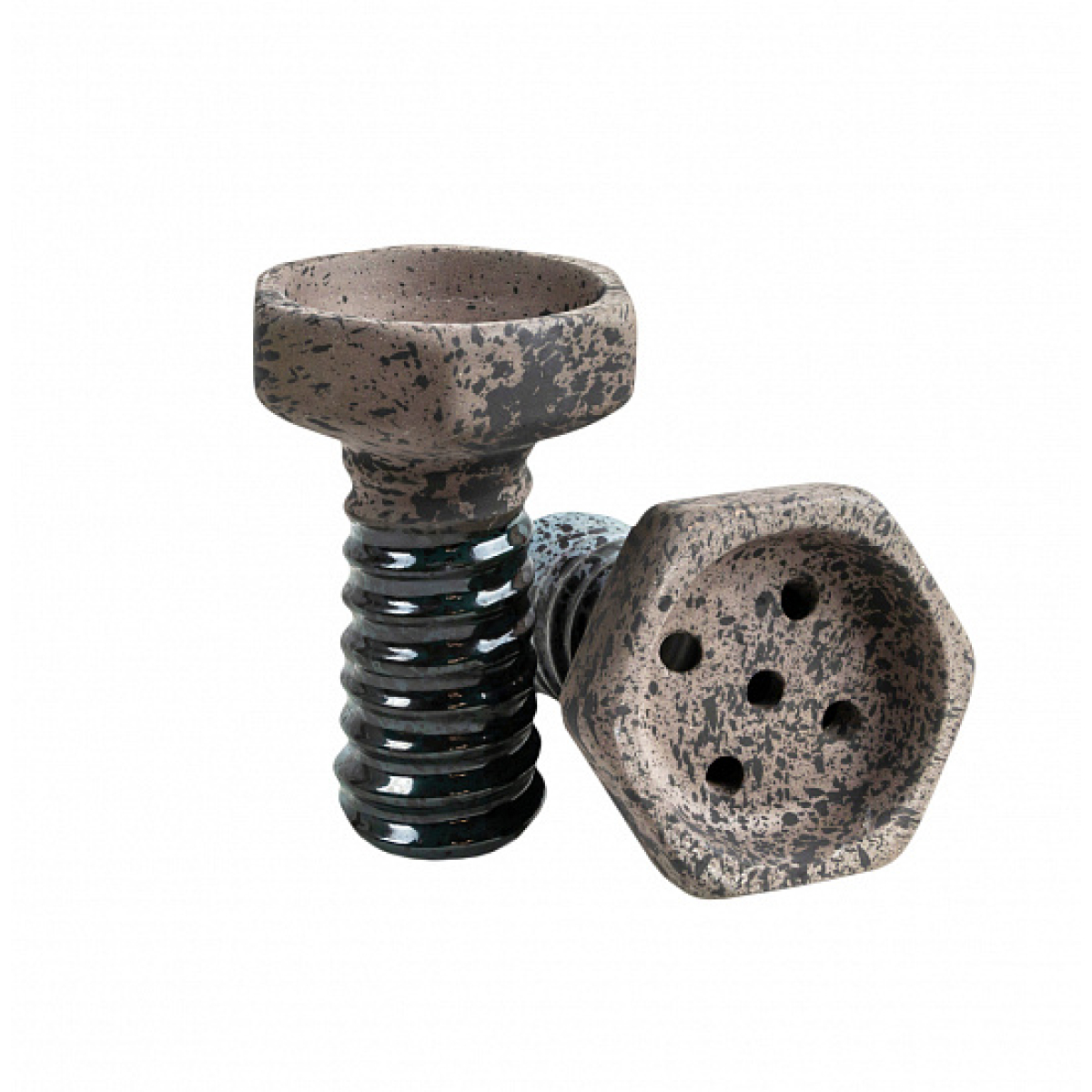 Чаша Thor Evil Screw Bowl Clay Черный Пепельный