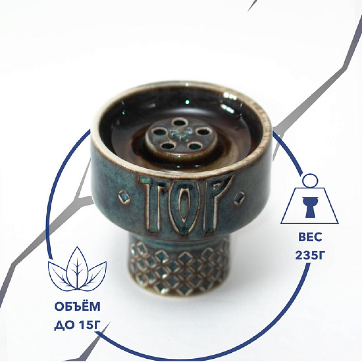 Чаша Thor Hybrid Concept Glaze (Черный,зеленый)