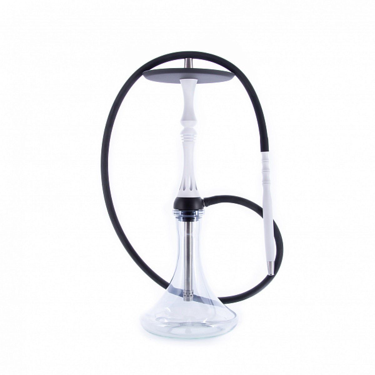 Кальян Alpha Hookah Kappa Snow White (Белый, 56 см)