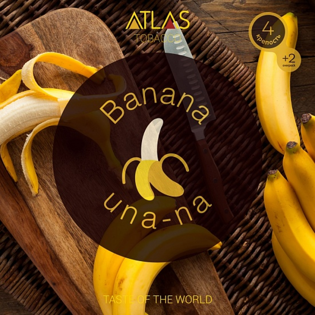 Табак Atlas Banana Una Na 100гр