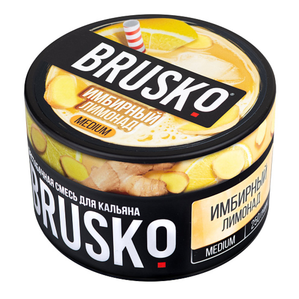 Смесь BRUSKO ИМБИРНЫЙ ЛИМОНАД (MEDIUM) 250 гр