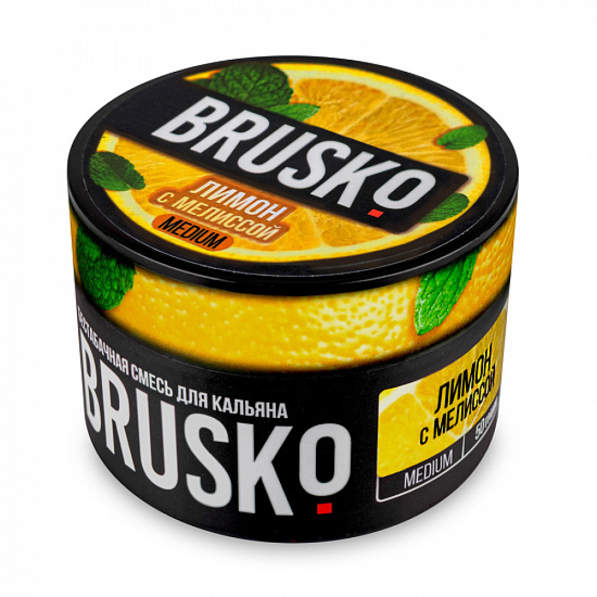 Смесь Brusko Medium Лимон мелисса 50 грамм