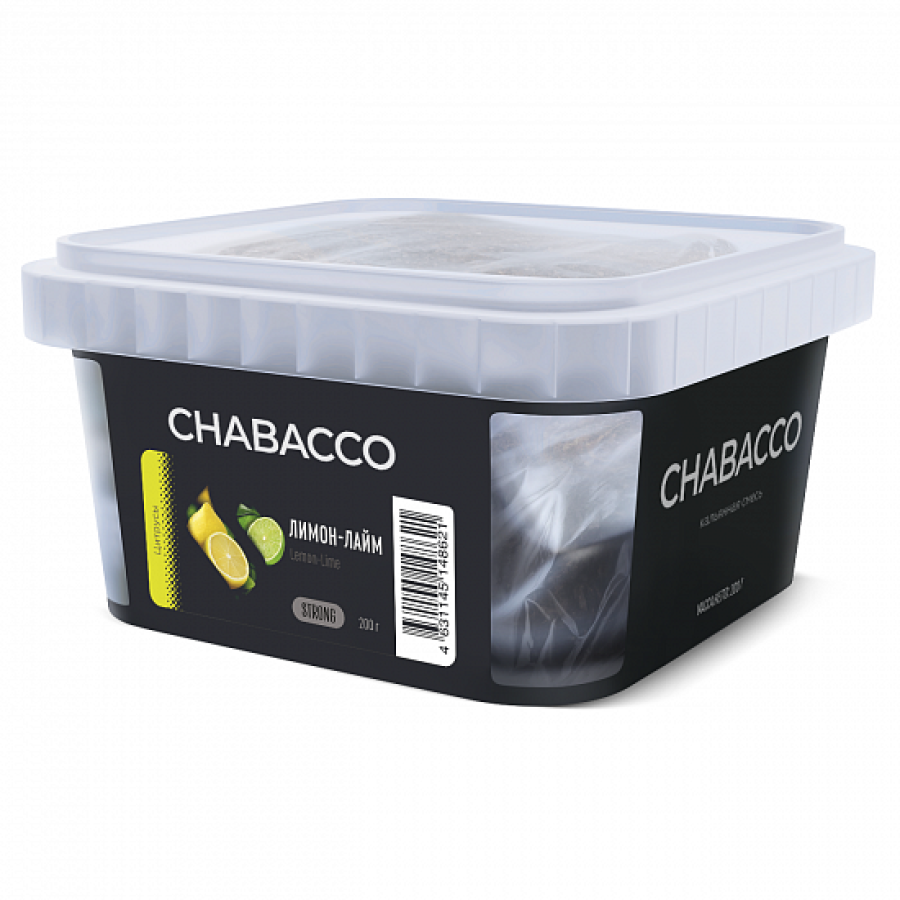 Смесь Chabacco Strong Lemon Lime (Лимон Лайм) 200 гр