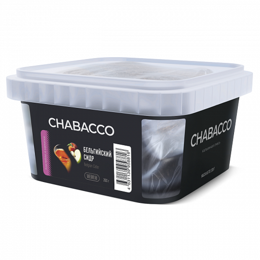 Смесь Chabacco Medium Belgian Cider (Бельгийский Сидр) 200 гр