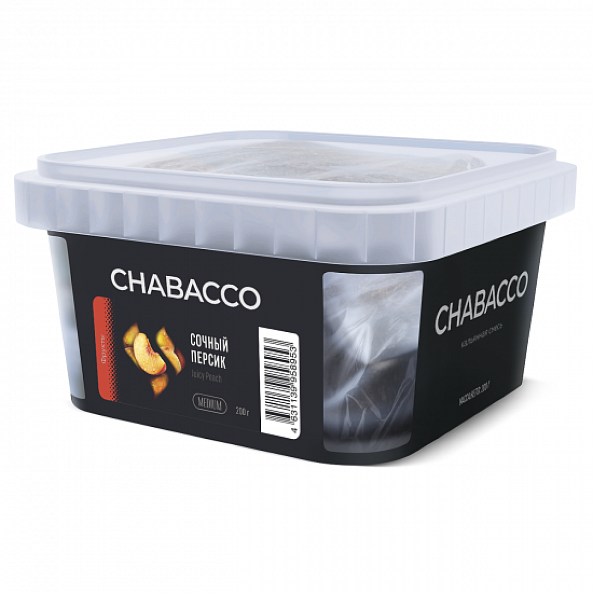 Смесь Chabacco Medium Juicy Peach (Сочный Персик) 200 гр