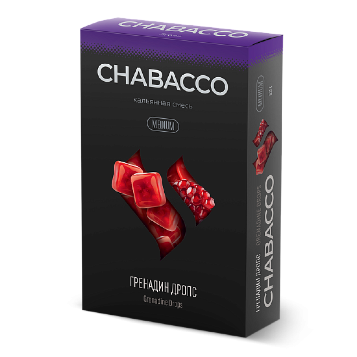 Смесь Chabacco Medium GRENADINE DROPS (ГРЕНАДИН ДРОПС) 50 гр