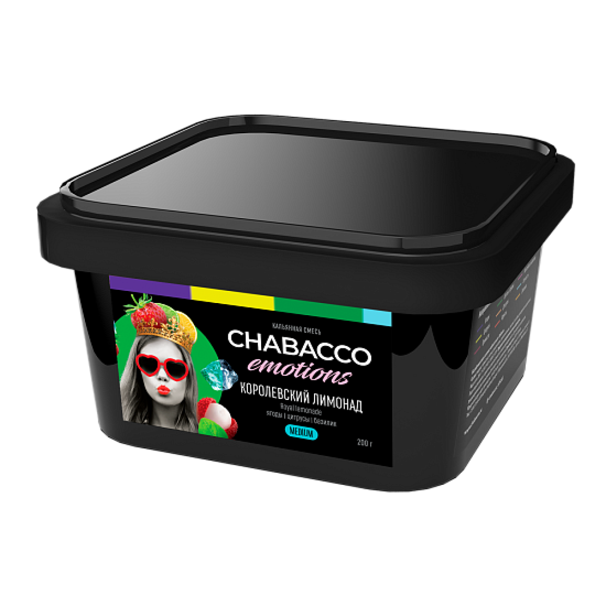 Смесь Chabacco Medium Emotions Royal lemonade (Королевский лимонад) 200 гр