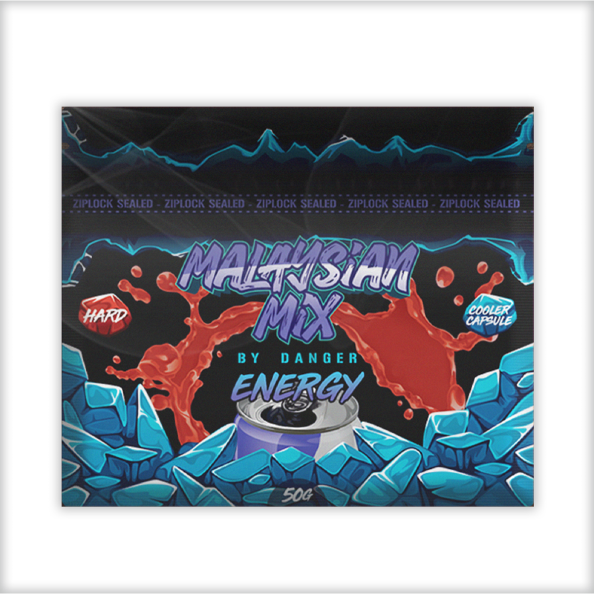 Смесь Malaysian Mix Hard Energy (Энергетик) 50 грамм