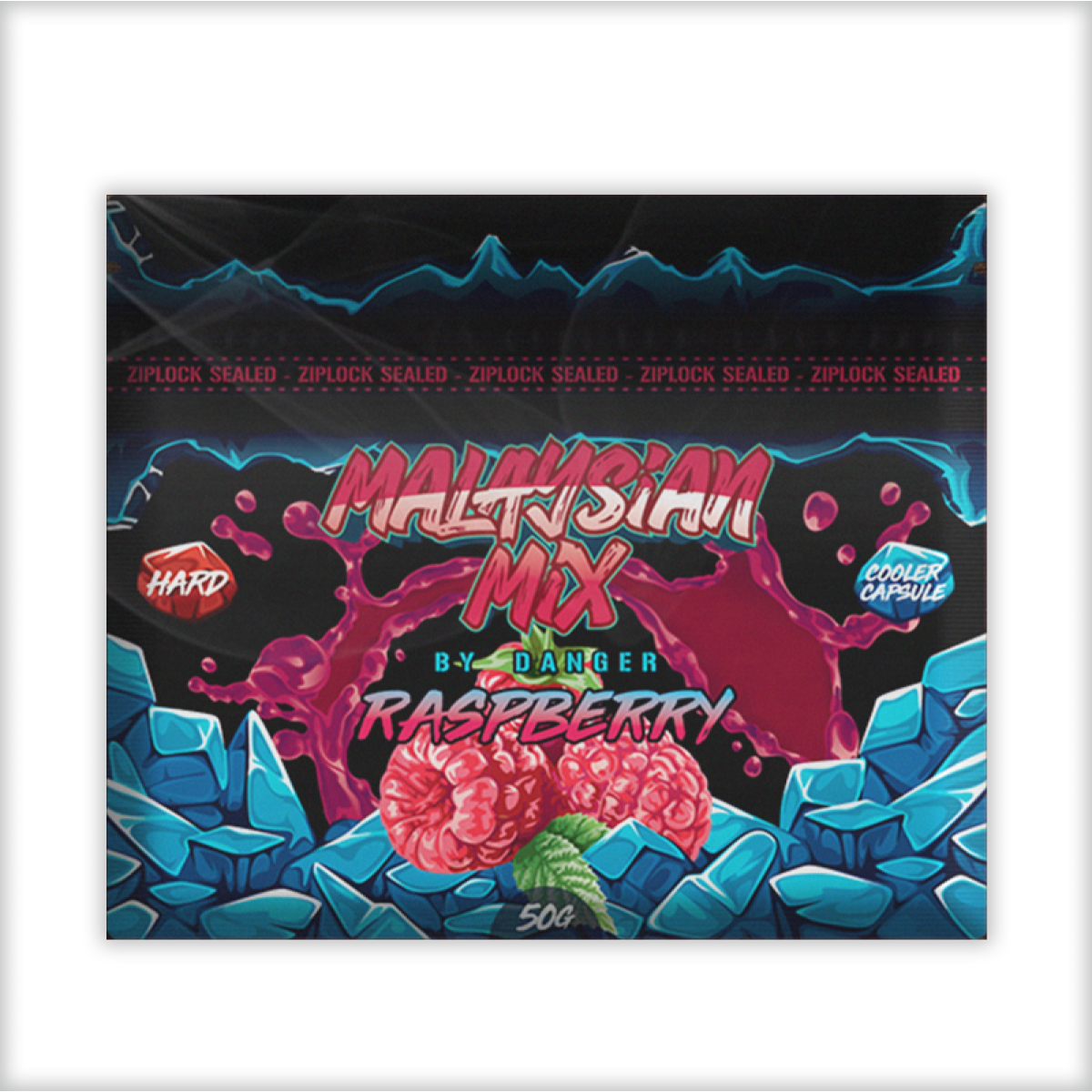Смесь Malaysian Mix Hard Raspberry (Малина) 50 грамм