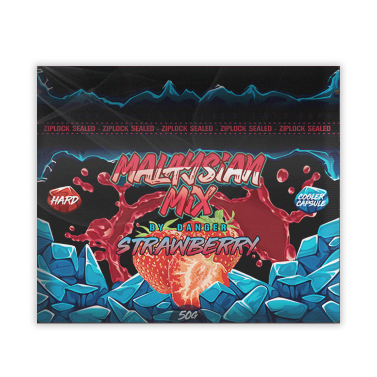 Смесь Malaysian Mix Hard Strawberry (Клубника) 50 грамм