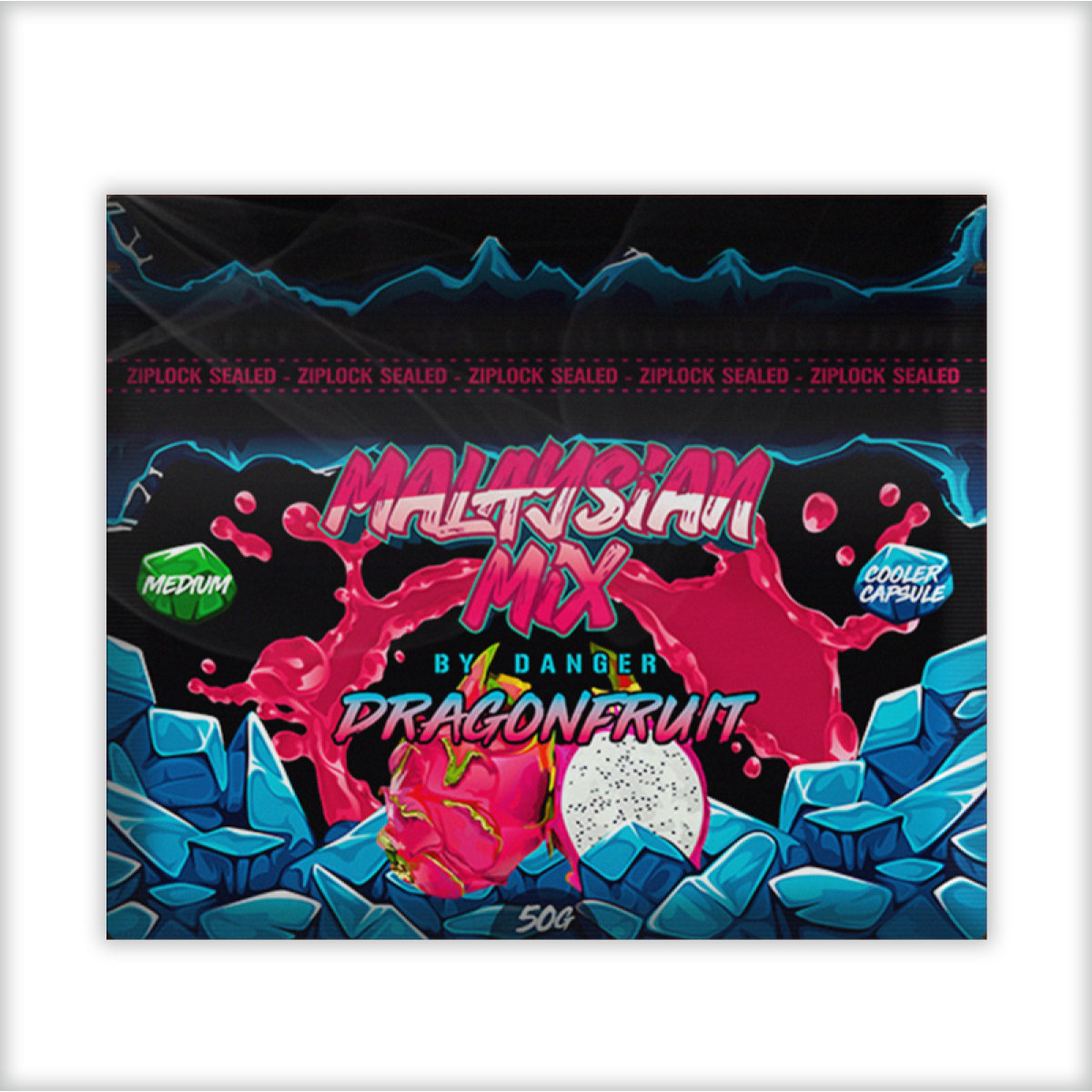 Смесь Malaysian Mix Medium Dragonfruit (Питахайя) 50 грамм