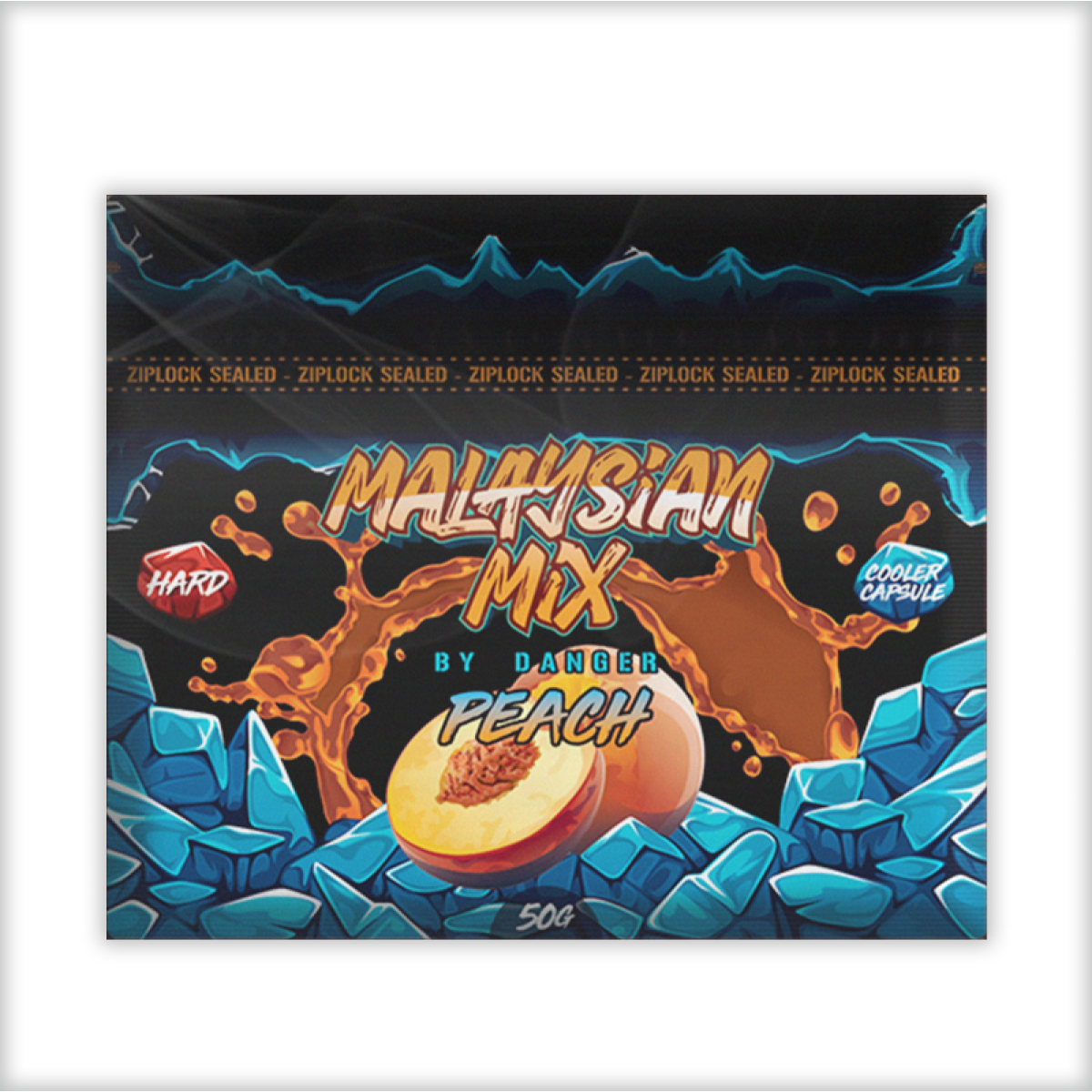 Смесь Malaysian Mix Hard Peach (Персик) 50 грамм