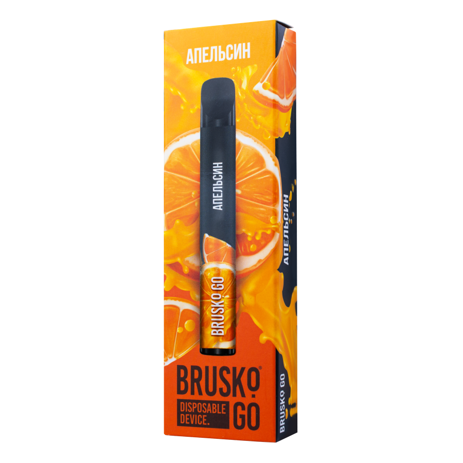 Одноразовая электронная сигарета Brusko Go Апельсин 800 затяжек