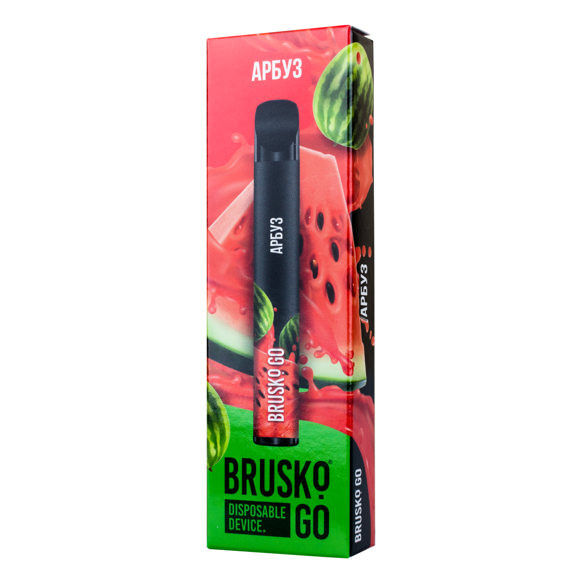 Одноразовая электронная сигарета Brusko Go Арбуз 800 затяжек