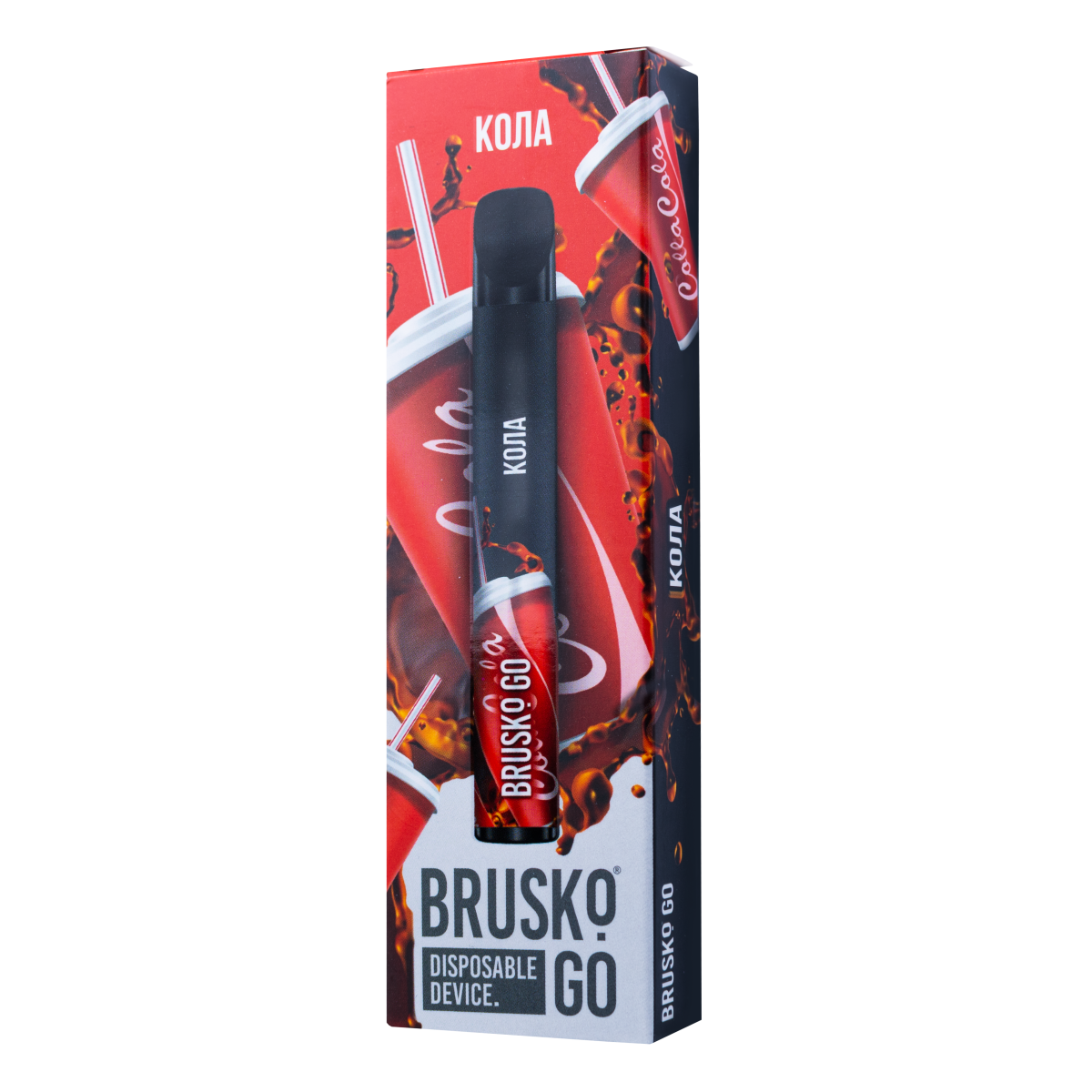 Одноразовая электронная сигарета Brusko Go Кола 800 затяжек