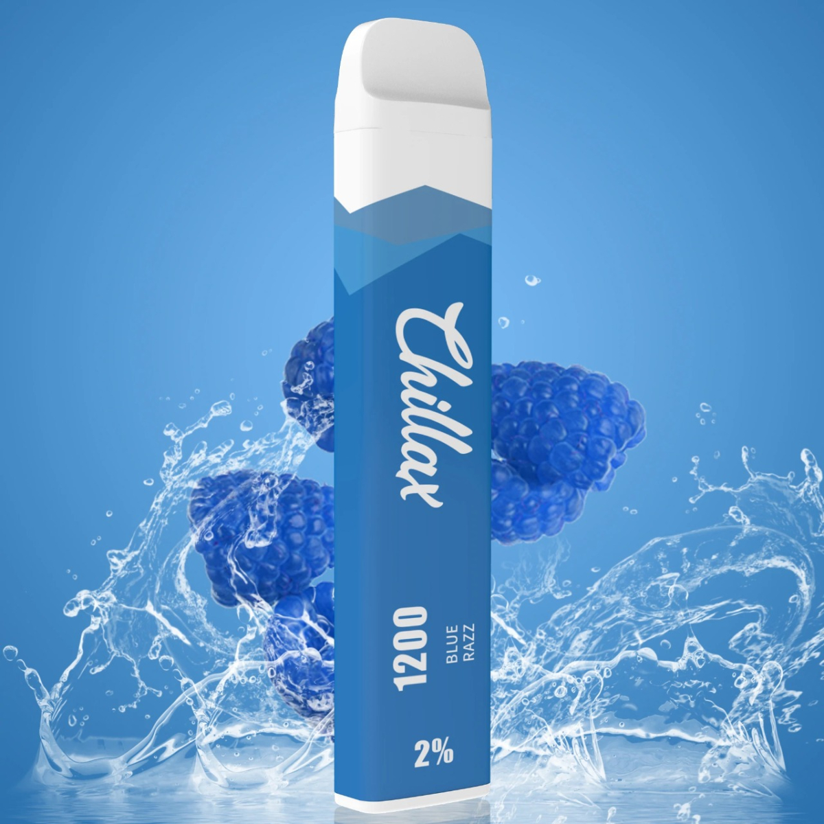 Chillax Blue Razz (Синяя малина), 1200 тяг