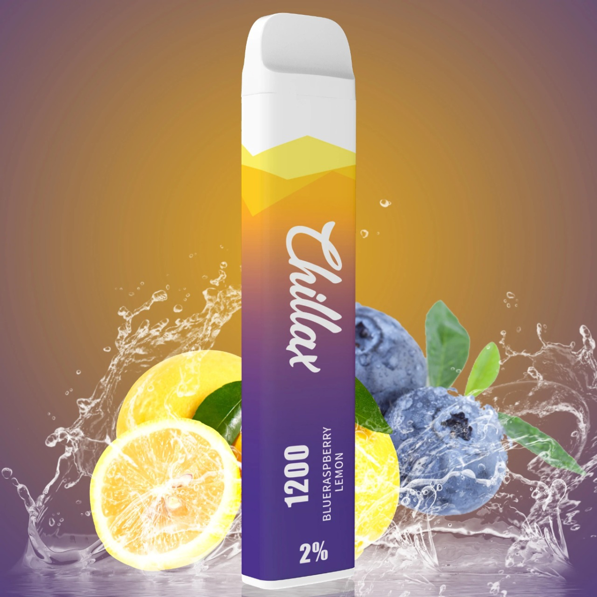 Chillax Blueraspberry Melon (Голубая малина Лимон), 1200 тяг