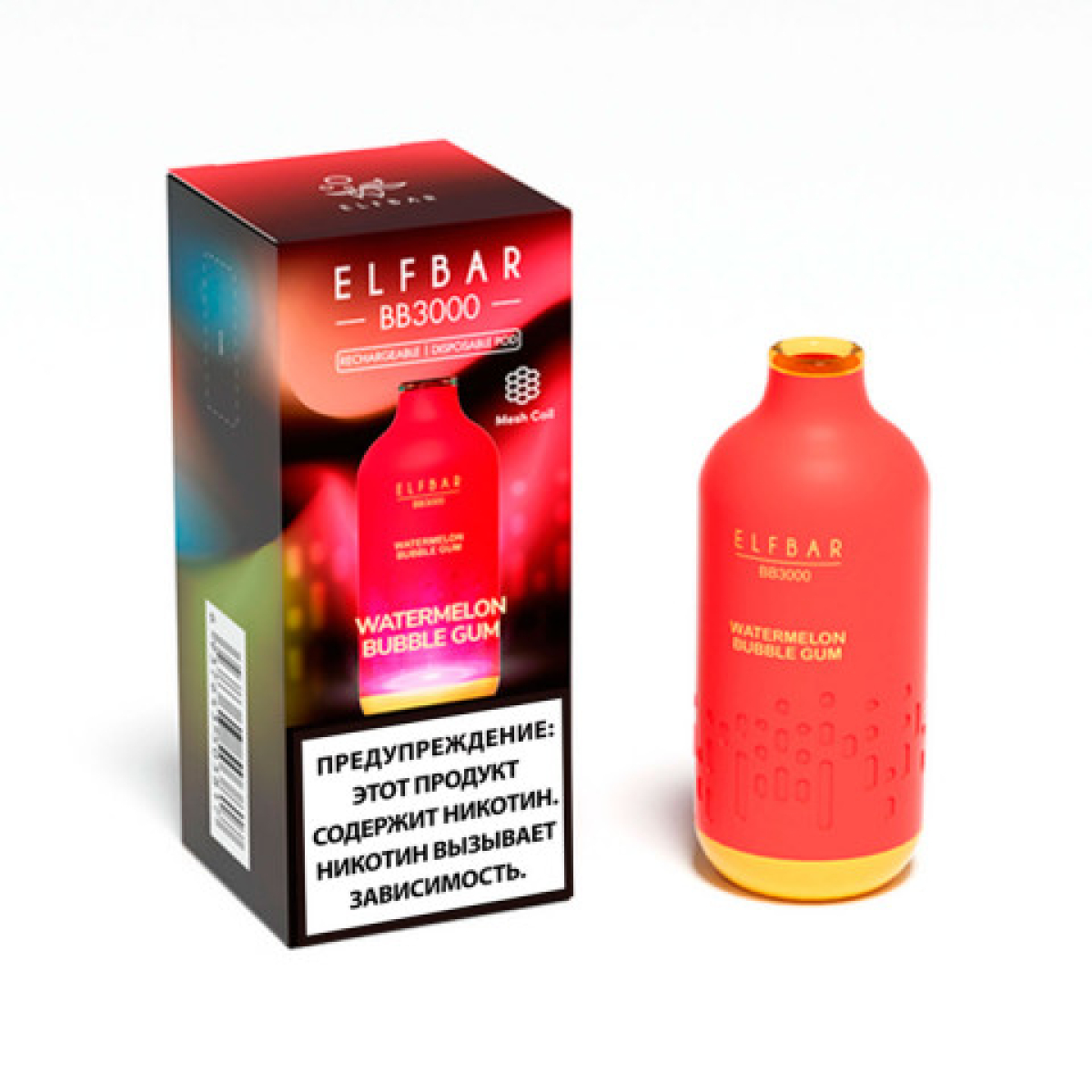 Elfbar BB3000 Арбузная жвачка, 3000 тяг