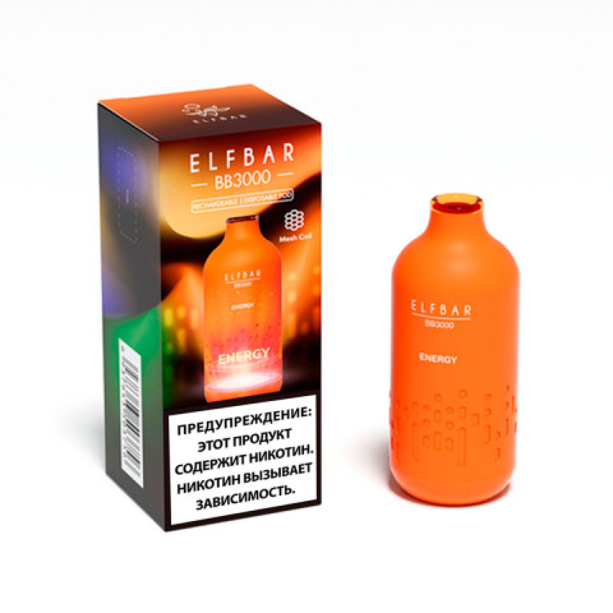 Elfbar BB3000 Энергетик, 3000 тяг