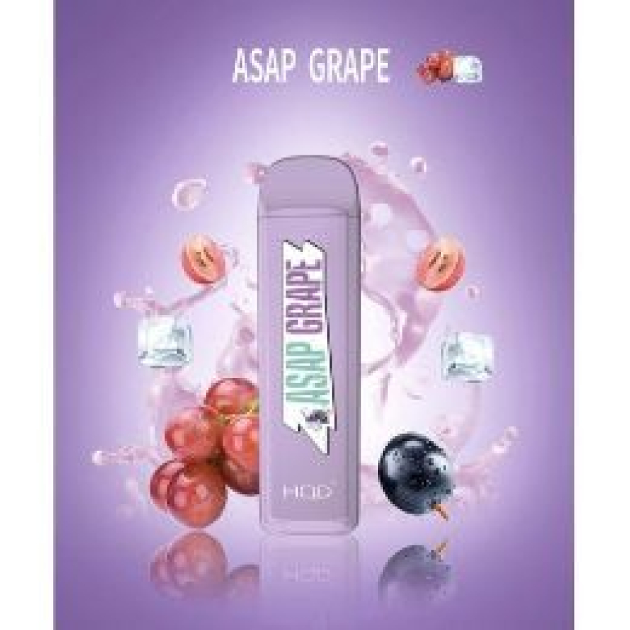 HQD MEGA Asap Grape (Винград), 1800 тяг