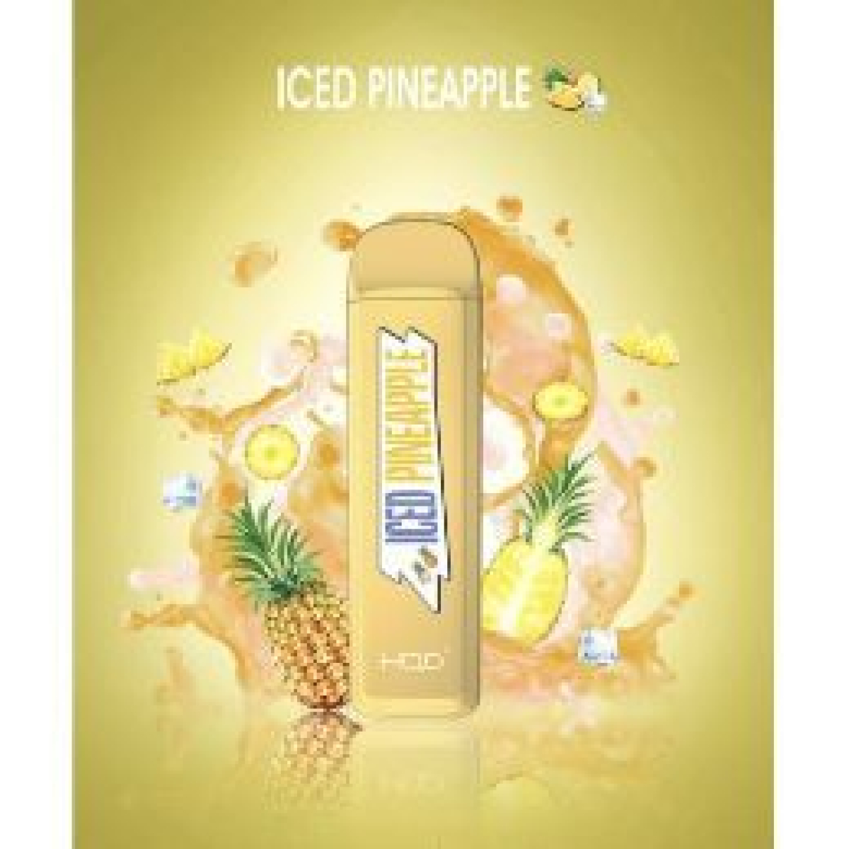 HQD MEGA Pineapple (Ананас), 1800 тяг