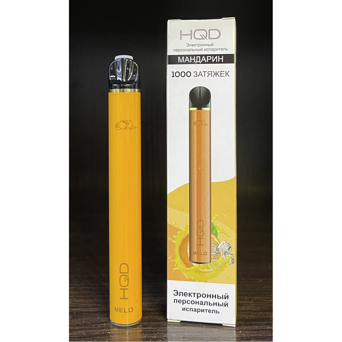 HQD melo tangerine (мандарин) 1000 затяжек