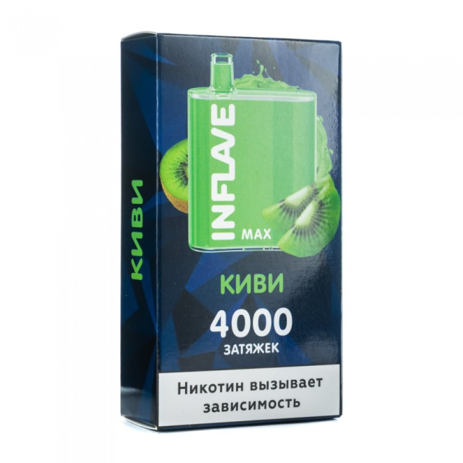 INFLAVE MAX Киви, 4000 тяг