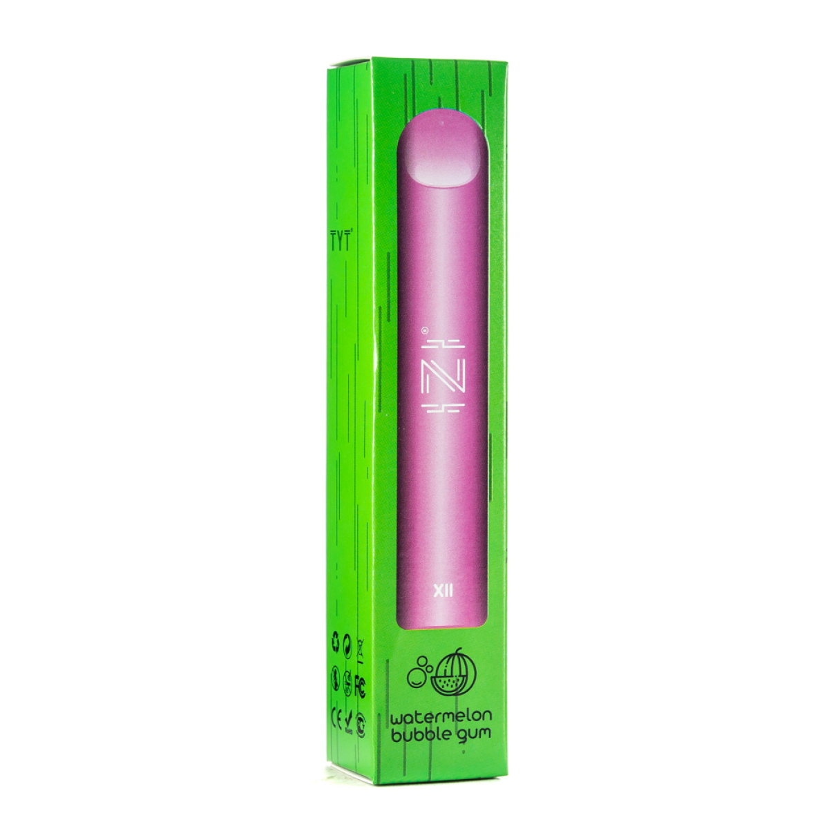 Одноразовая электронная сигарета IZI X2 Watermelon Bubble Gum (Арбузная жвачка) 800 затяжек