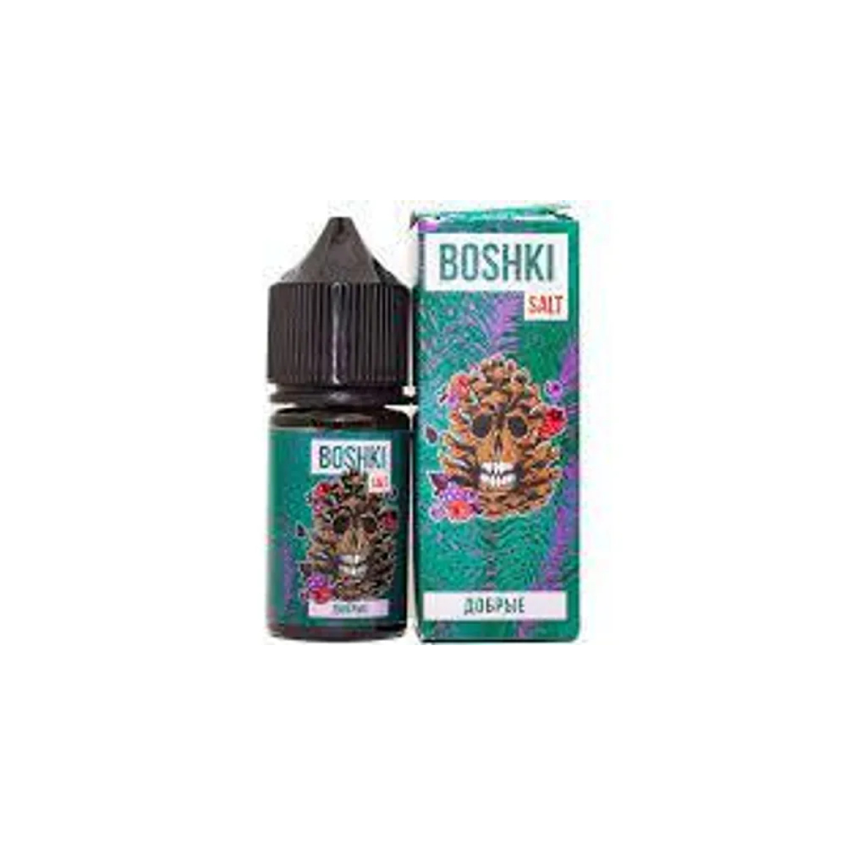 Жидкость BOSHKI Salt Добрые (Мороженное хвоя ягоды) (30 мл, 20 мг/мл)