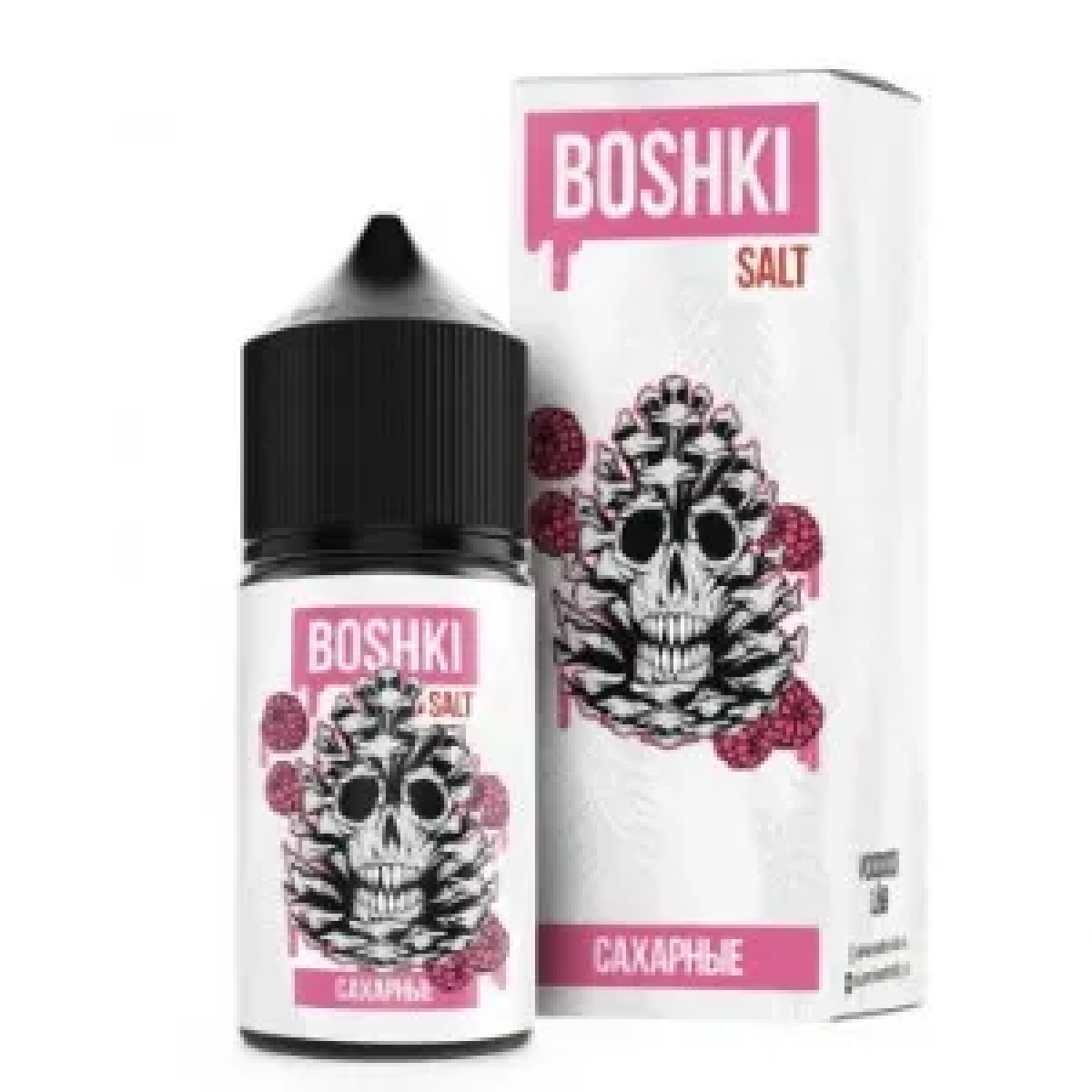 Жидкость BOSHKI Salt Сахарные (Малина варенье хвоя) (30 мл, 20 мг/мл)