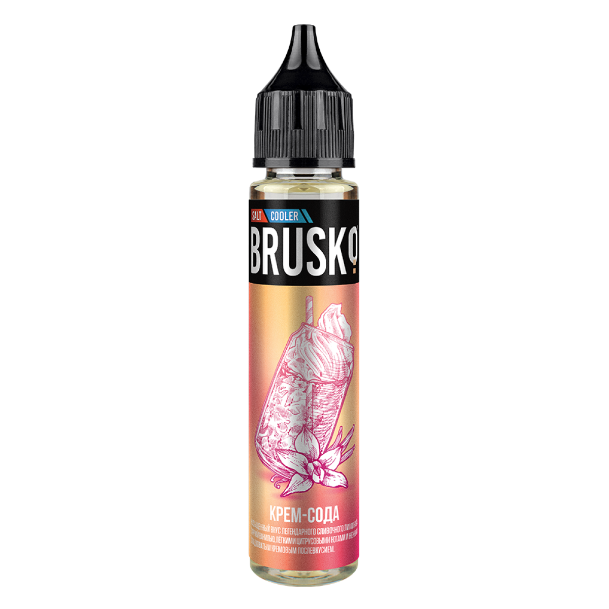 Жидкость Brusko Salt  Крем Сода 30 мл