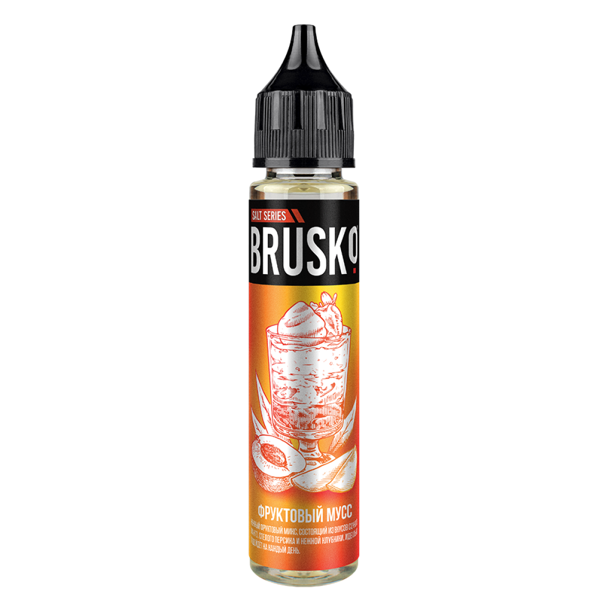 Жидкость Brusko Salt  Фруктовый Мусс 30 мл