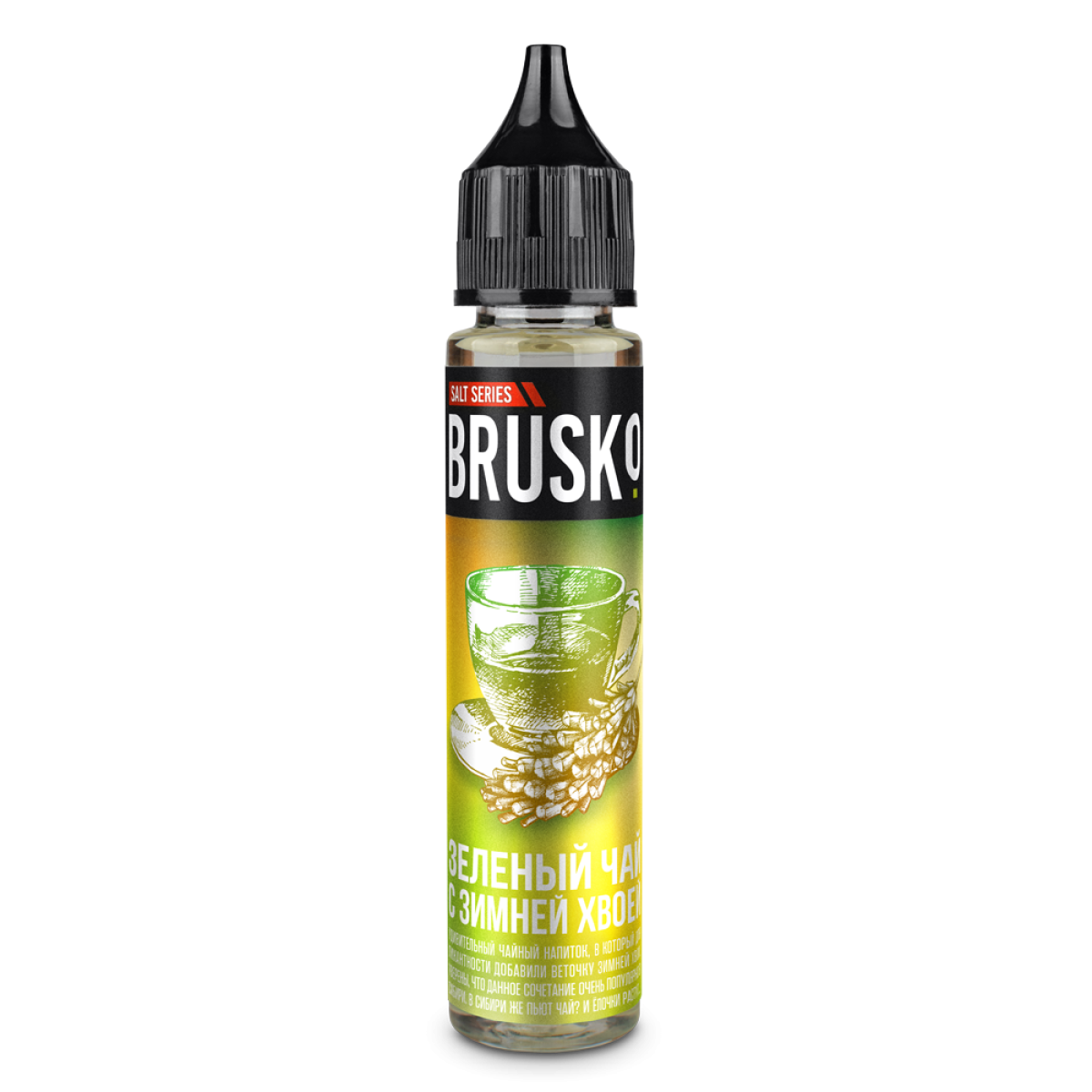 Жидкость Brusko Salt Зеленый Чай С Зимней Хвоей 30 мл
