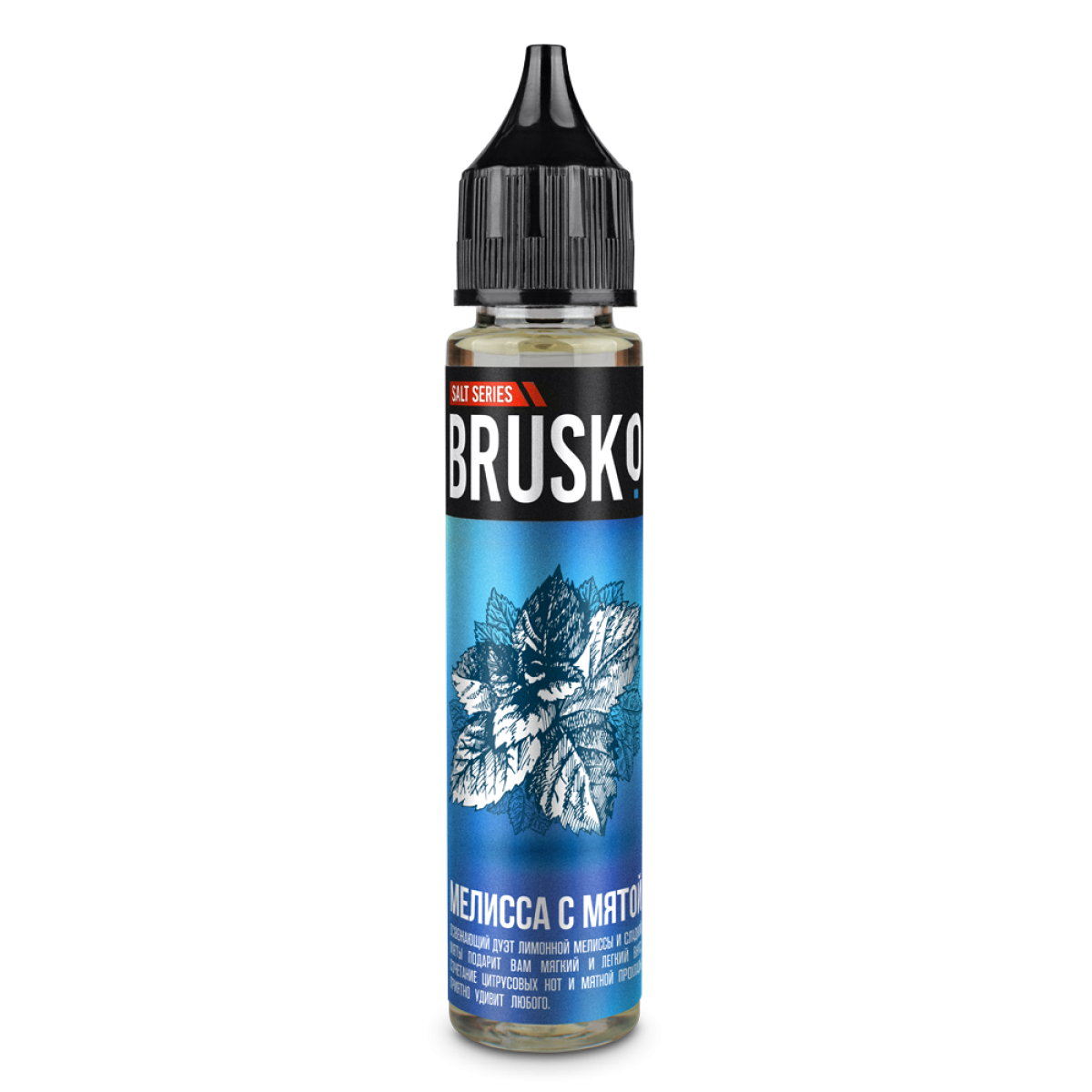Жидкость Brusko Salt Мелиса С Мятой 30 мл