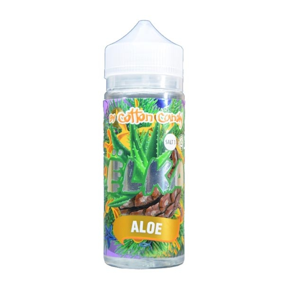 Жидкость Cotton Candy ЁLKA ALOE (Хвоя С Мятой И Алоэ) (120 мл, 0 мг/мл)