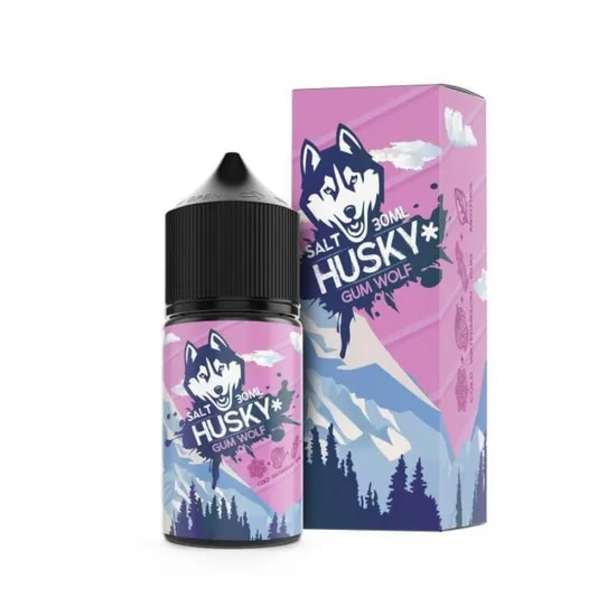 Жидкость Husky salt Malaysian series Gum wolf (Жвачка холодок арбуз) (30 мл, 20 мг/мл)