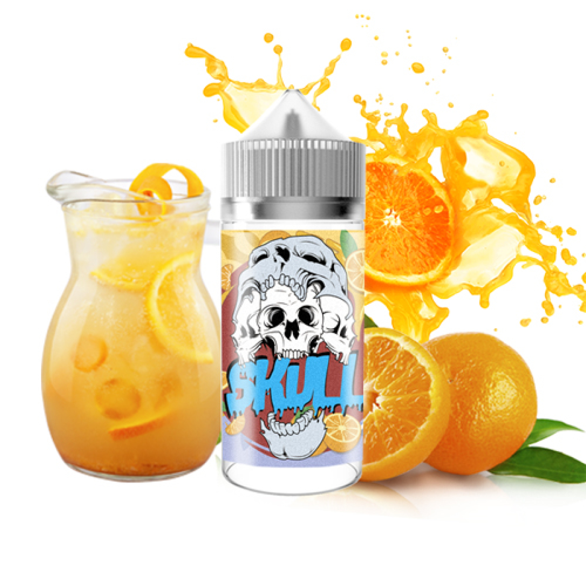 Жидкость SKULL Orange Lemonade (Апельсиновый Лимонад) (100 мл, 0 мг/мл)