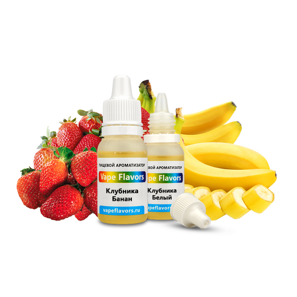 Ароматизатор Vape Flavors Клубника Банан 10мл