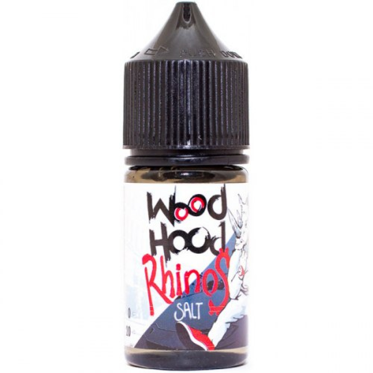 Жидкость Wood Hood Rhinos (Клубника Киви Лимон Лед) (30 мл, 20 мг/мл)