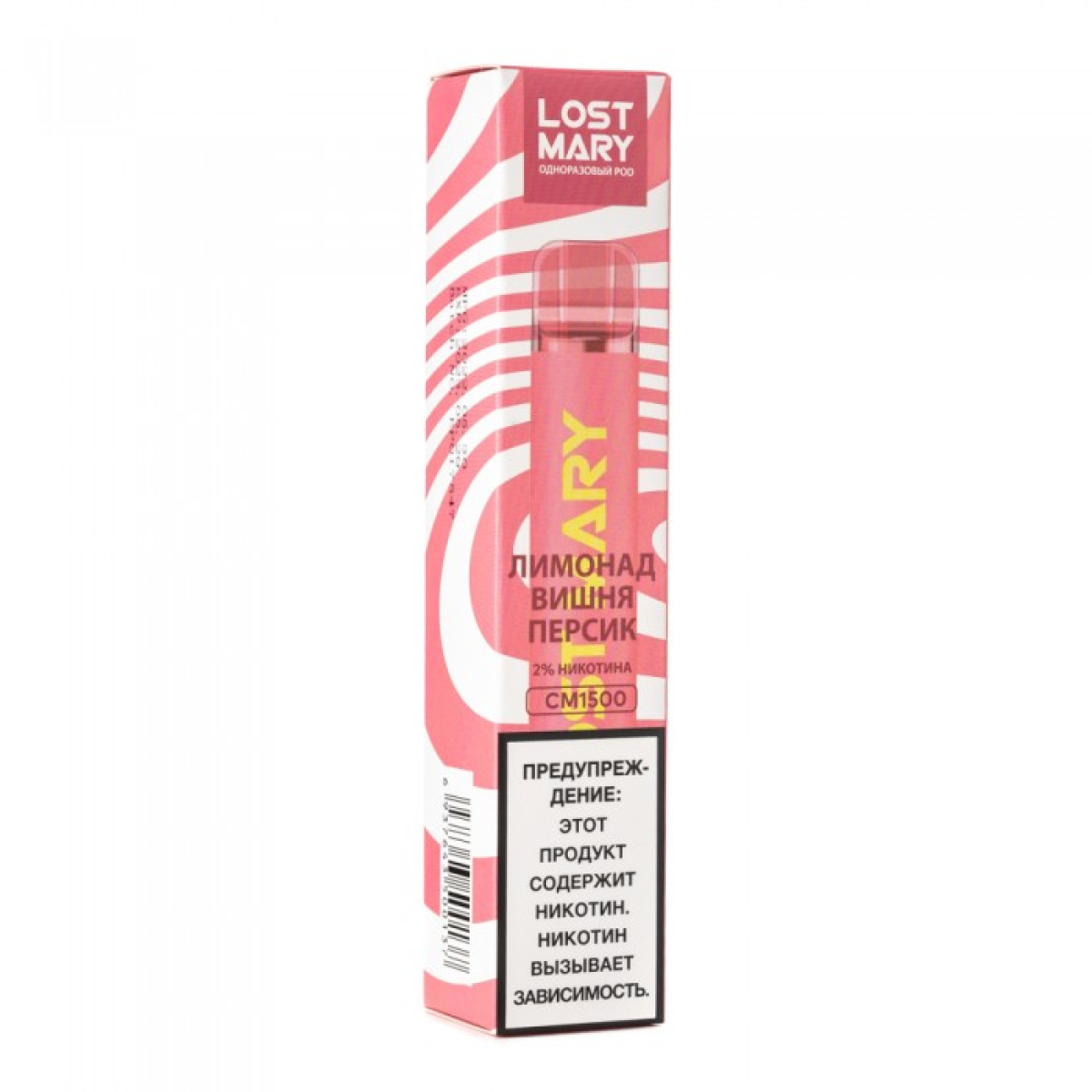Lost Mary Cherry Peach Lemonade Лимонад вишня персик, 1500 тяг