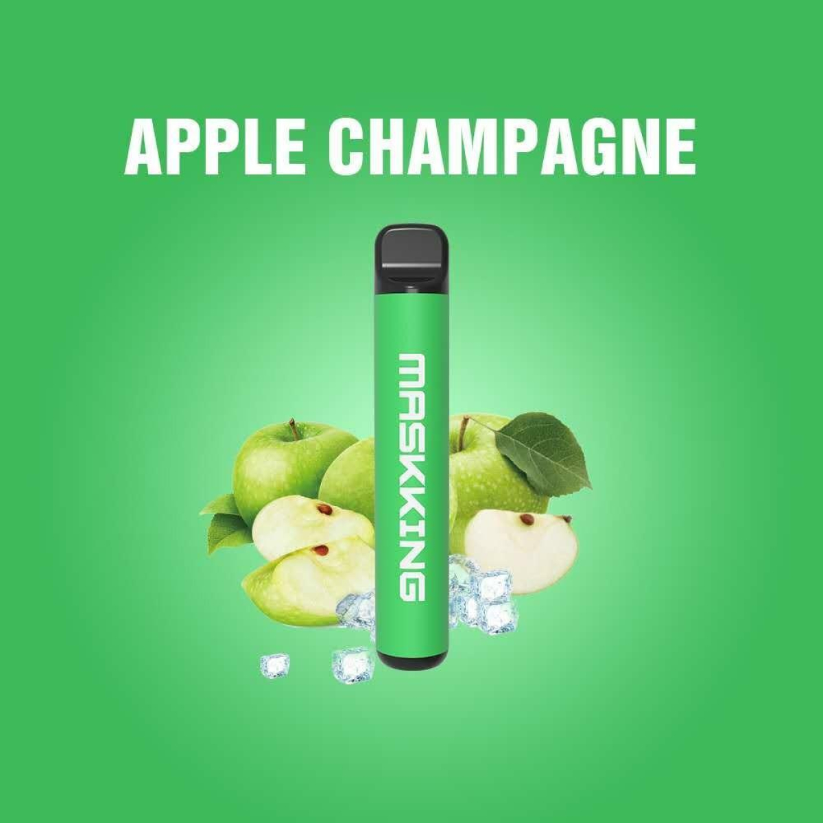 Одноразовая электронная сигарета Maskking High Pro Apple Champagne (Яблочное Шампанское) 1000 затяжек