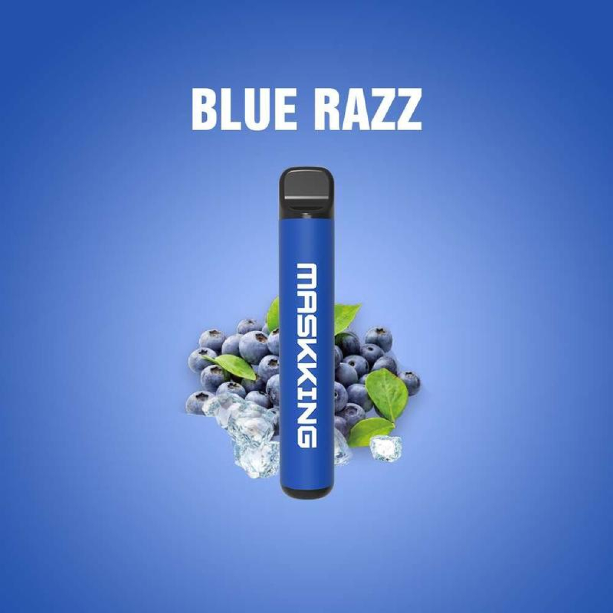Одноразовая электронная сигарета Maskking High Pro Blue Razz (Черничный Рай) 1000 затяжек