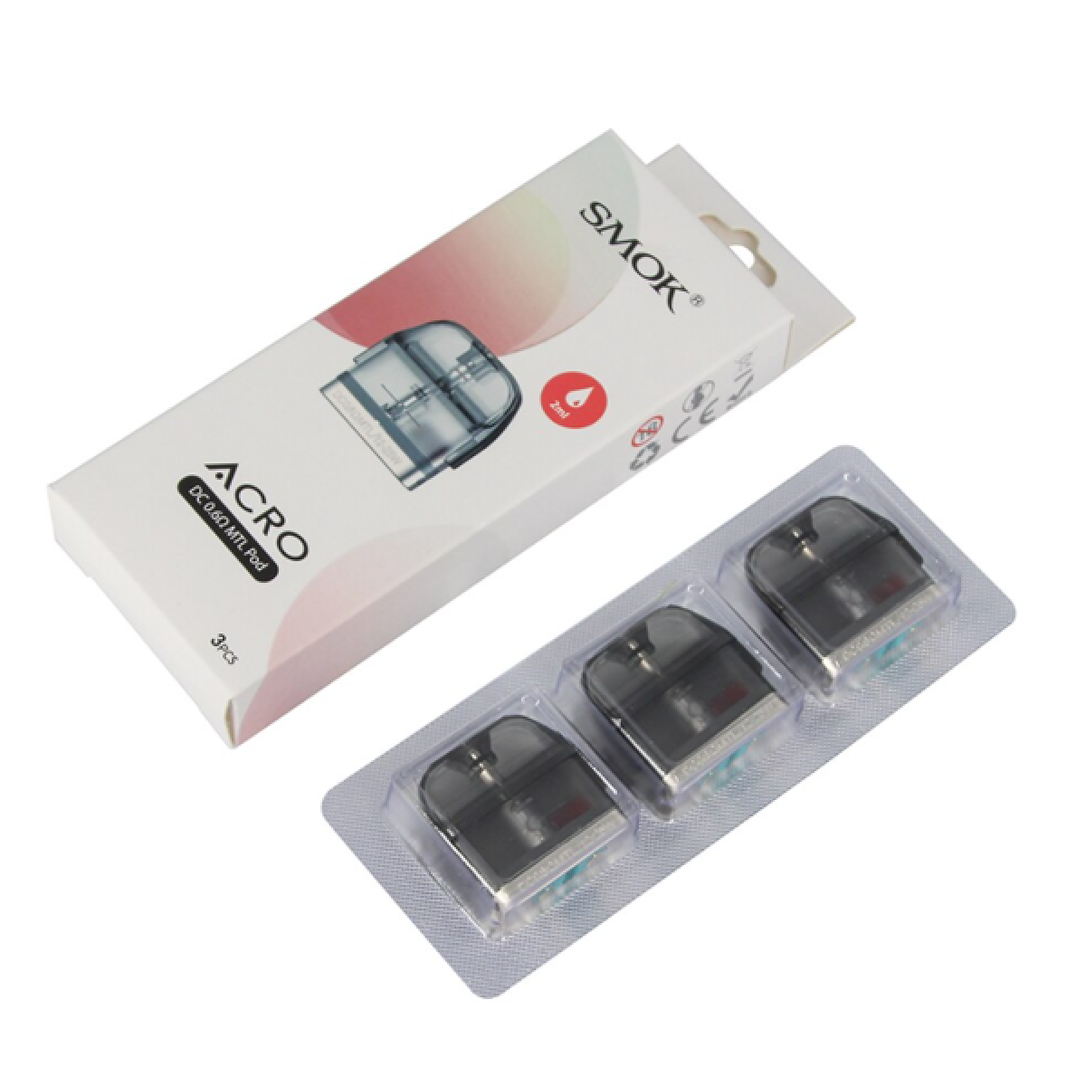 Упаковка картриджей SMOK ACRO 0.6(в упак. 3 шт.)