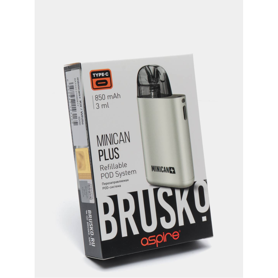 Brusko MINICAN plus (850 мАч, Серый)