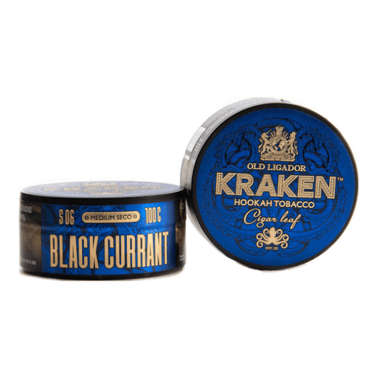 Табак Kraken Medium Seco Black Currant (Черная Смородина) 100 гр