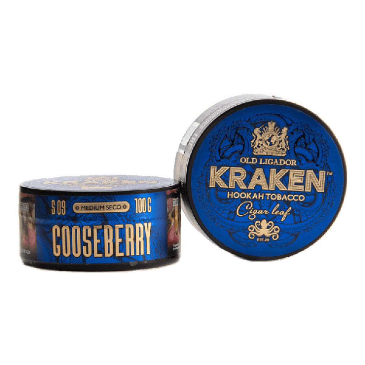 Табак Kraken Medium Seco Goozeberry (Крыжовник) 100 гр