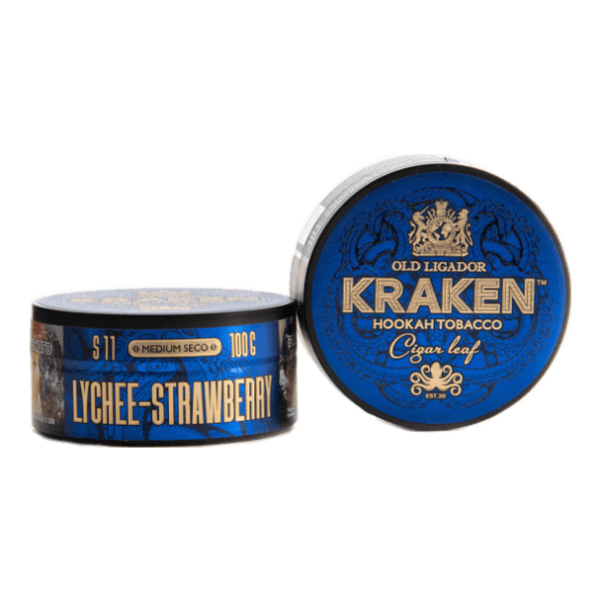 Табак Kraken Medium Seco Lychee strawberry (Личи и клубника) 100 гр