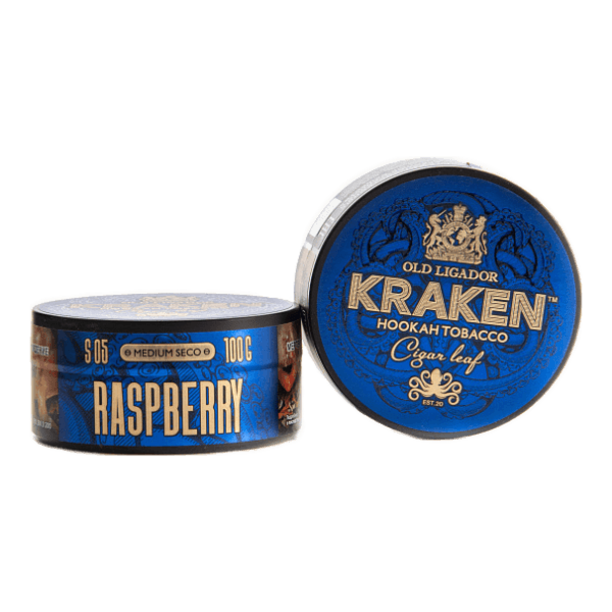 Табак Kraken Medium Seco Raspberry (Малина) 100 гр